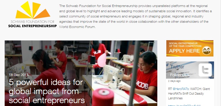 Schwab Foundation For Social Entrepreneurship Fellowship StartupDotPk