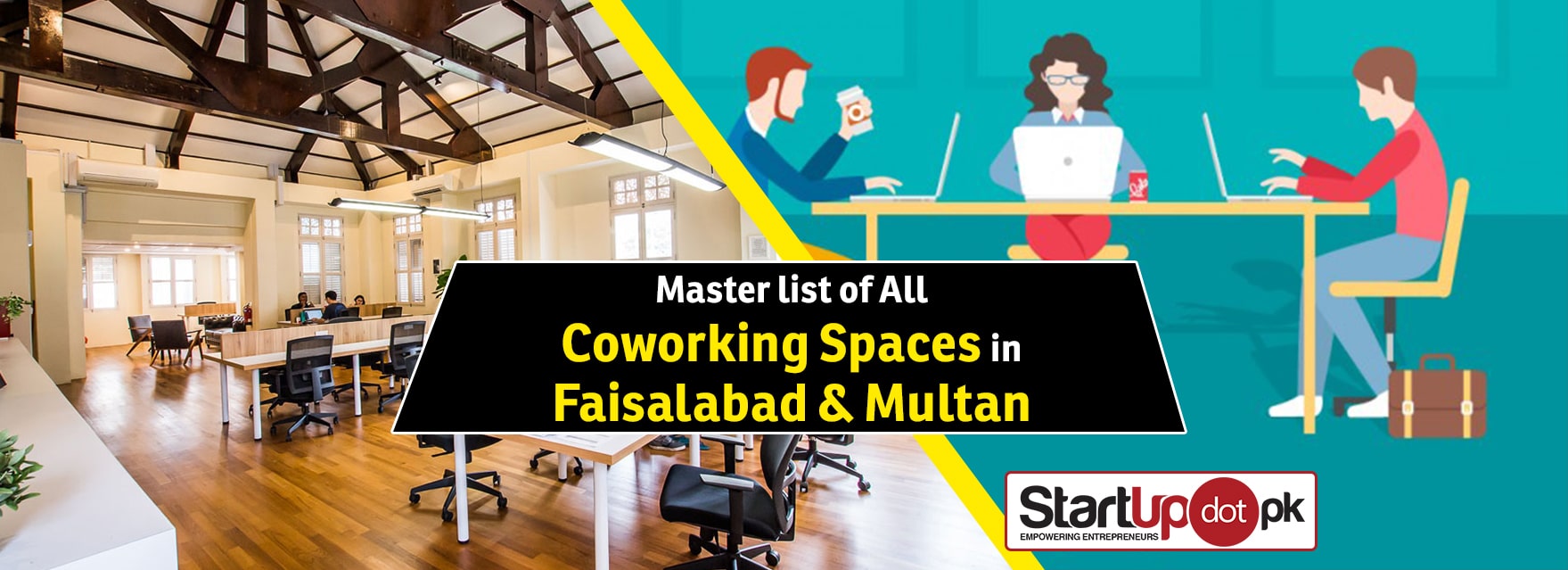 working Spaces in Multan and Faisalabad