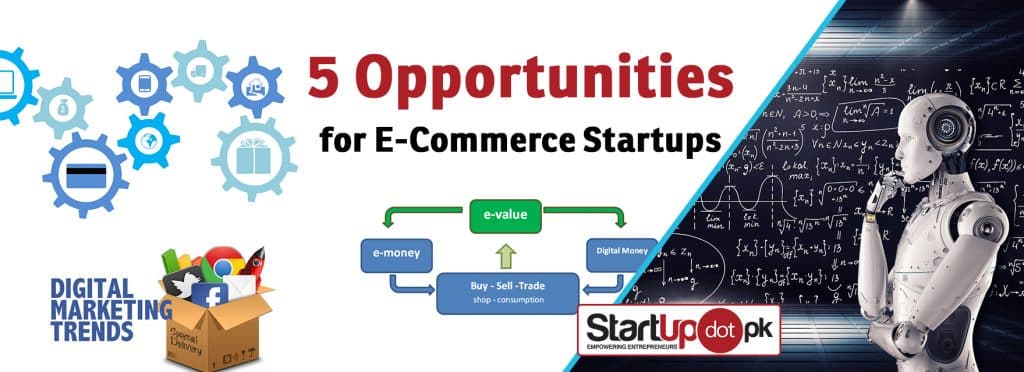 5 Opportunities for E-Commerce Startups
