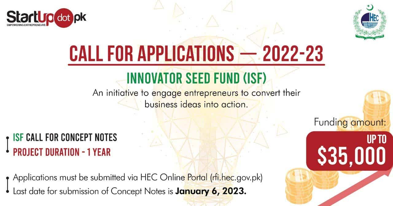 Innovator Seed Fund (ISF)