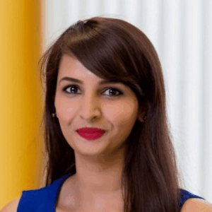 Female tech founder coding in a modern office in Pakistan