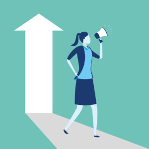 A Pakistani woman entrepreneur presenting her startup idea to investors in a tech incubator